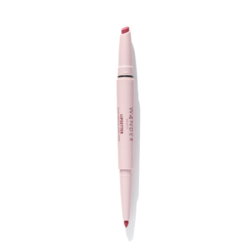 Lipsetter dual lipstick and liner shade on the mauve on white image