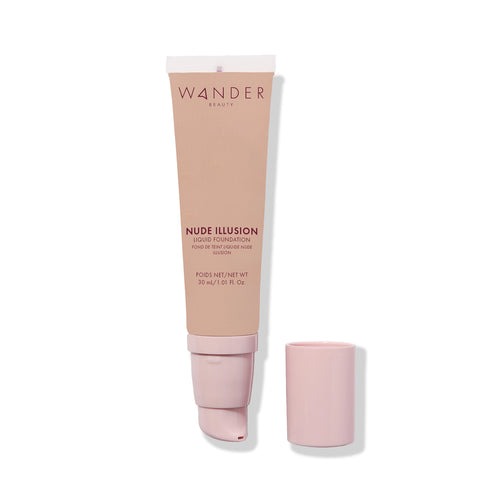 Tube of Wander Beauty golden medium Nude Illusion Liquid Foundation